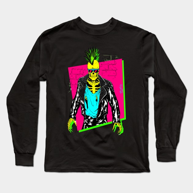 Punk Long Sleeve T-Shirt by Pablo Romero Art